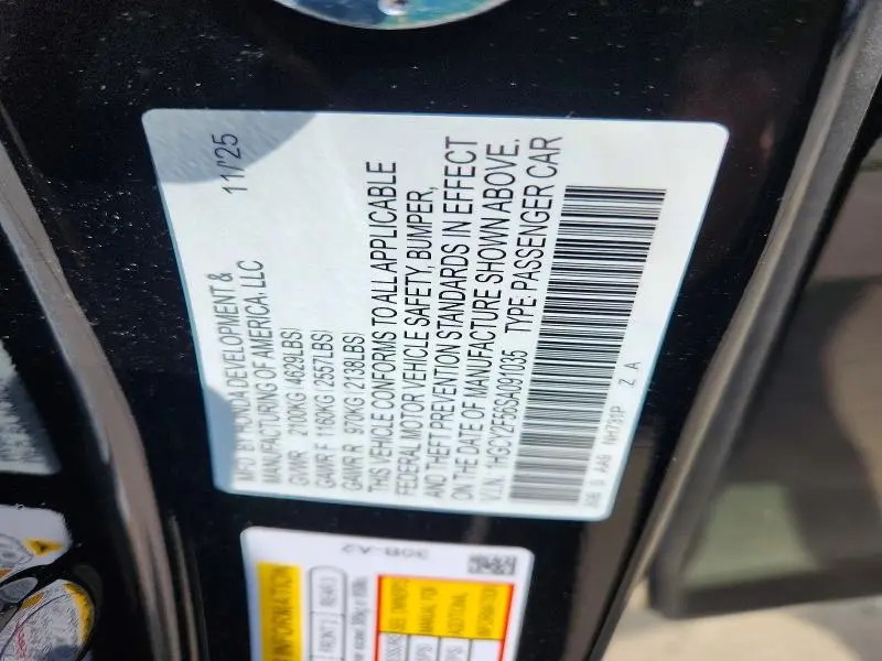 2025 HONDA ACCORD HYBRID SPORT  