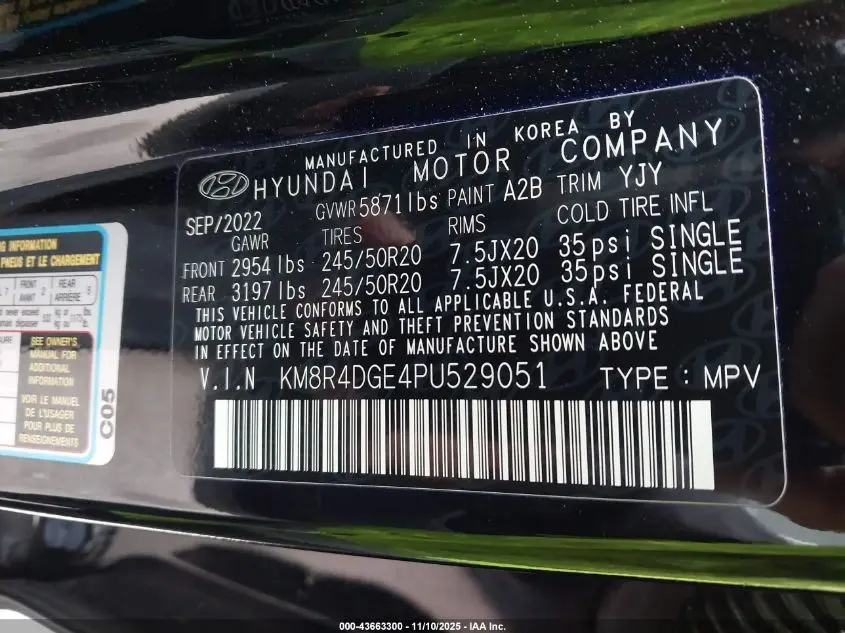 2023 HYUNDAI PALISADE SEL