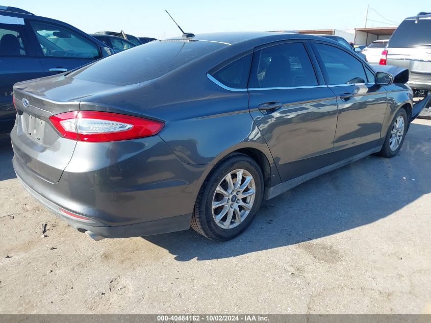 2016 FORD FUSION S