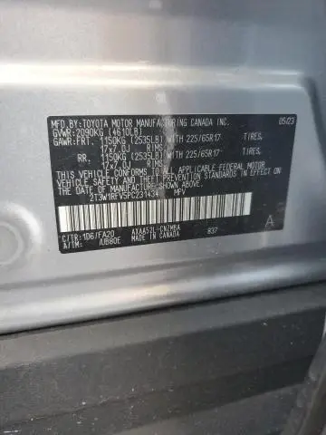 2023 TOYOTA RAV4 XLE  