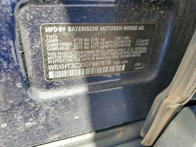 2016 BMW X1 XDRIVE28I