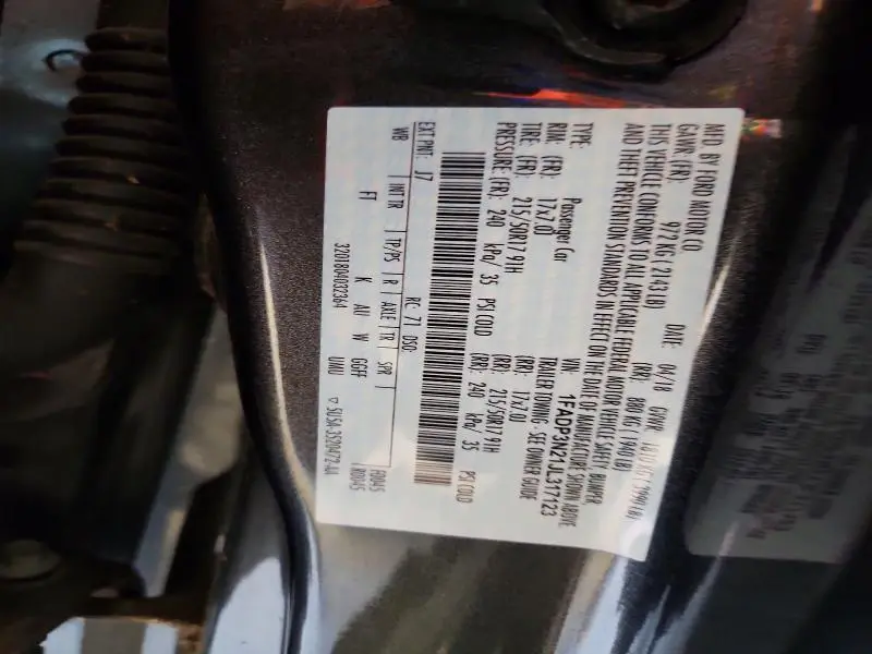 2018 FORD FOCUS TITANIUM  