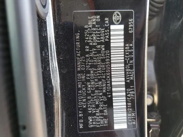 2025 TOYOTA CAMRY XSE  