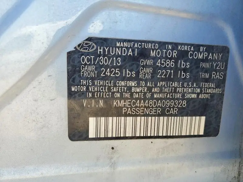 2013 HYUNDAI SONATA HYBRID  