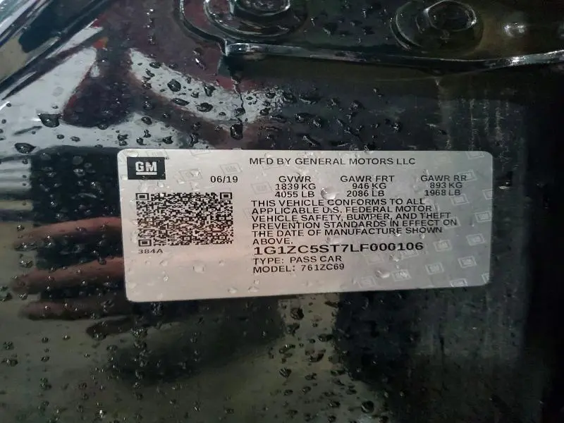 2020 CHEVROLET MALIBU LS  
