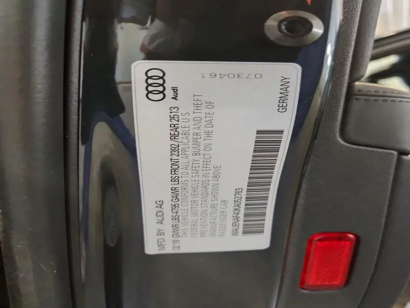 2019 AUDI A4 PREMIUM PLUS  