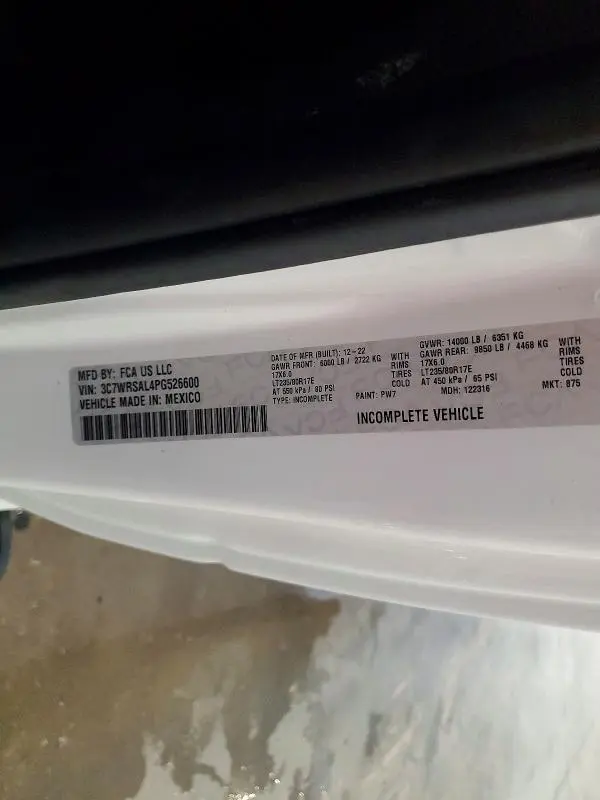 2023 RAM 3500   