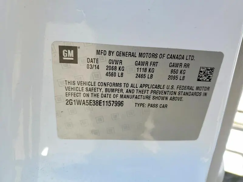 2014 CHEVROLET IMPALA LIMITED LS  