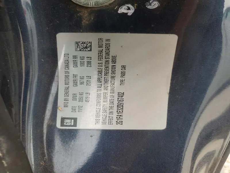 2013 CHEVROLET CAMARO LS  