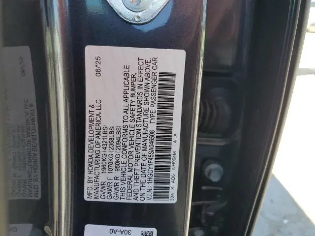 2025 HONDA ACCORD SE