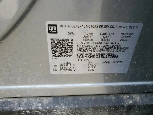 2025 CHEVROLET EQUINOX LT  