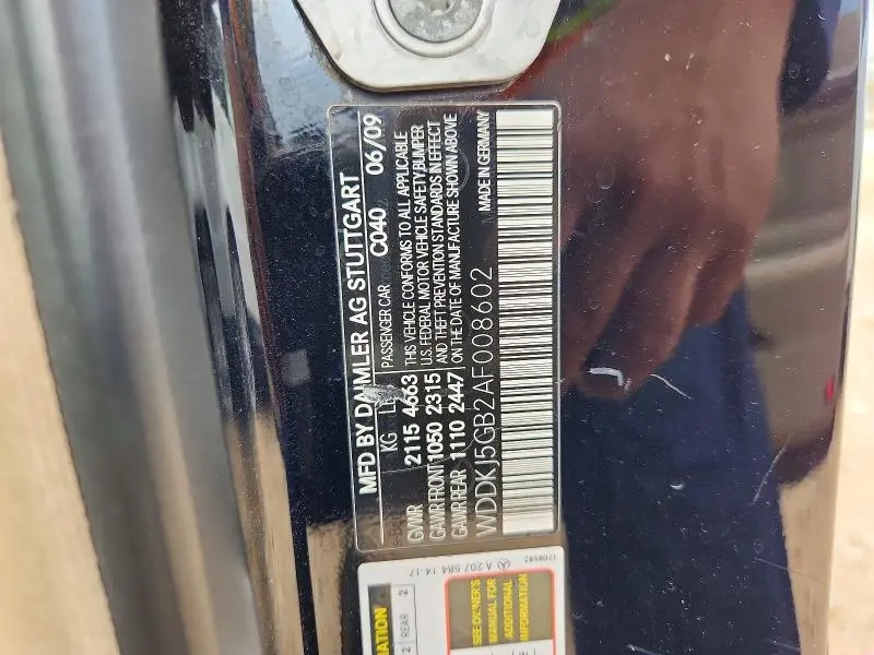 2010 MERCEDES-BENZ E 350  