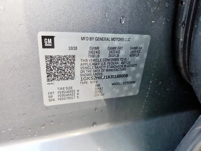 2019 GMC YUKON XL DENALI  