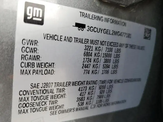 2021 CHEVROLET SILVERADO K1500 LTZ  