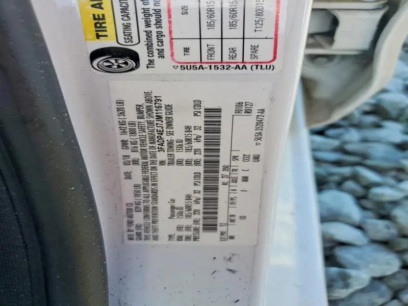 2018 FORD FIESTA SE  