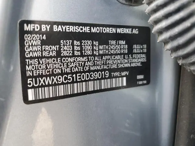 2014 BMW X3 XDRIVE28I  