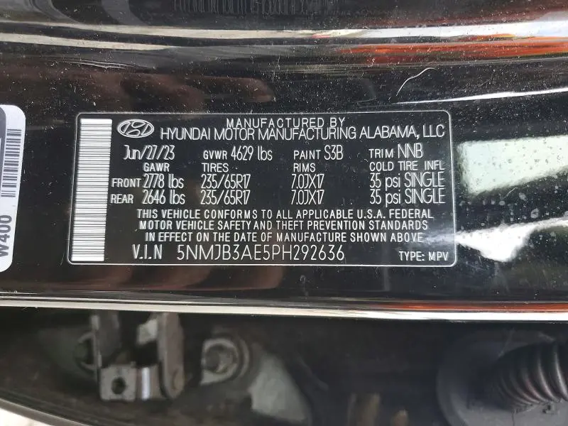 2023 HYUNDAI TUCSON SEL  