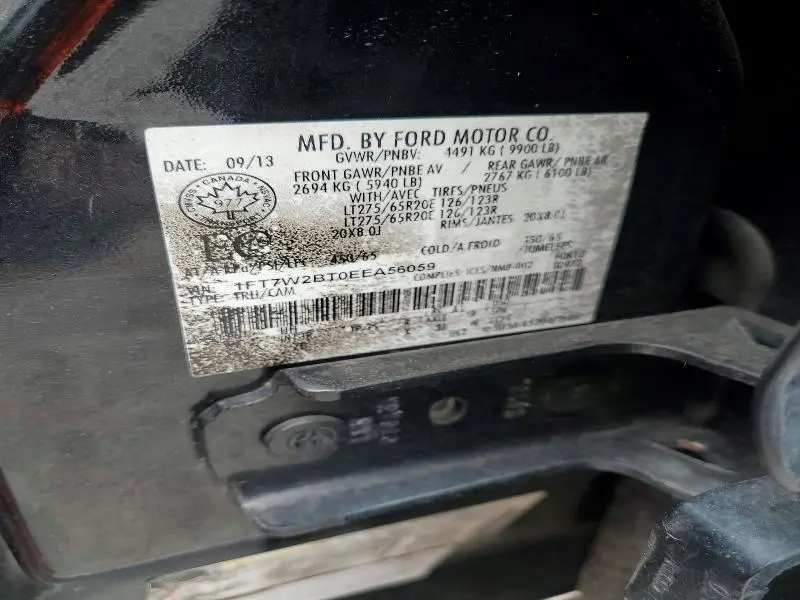 2014 FORD F250 SUPER DUTY  