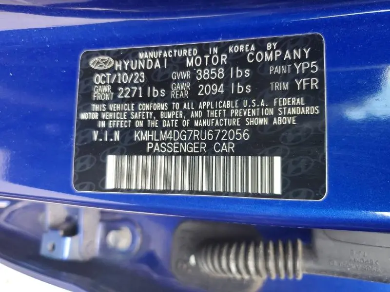 2024 HYUNDAI ELANTRA SEL  