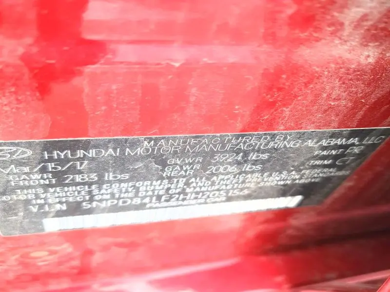 2017 HYUNDAI ELANTRA VALUE EDITION  