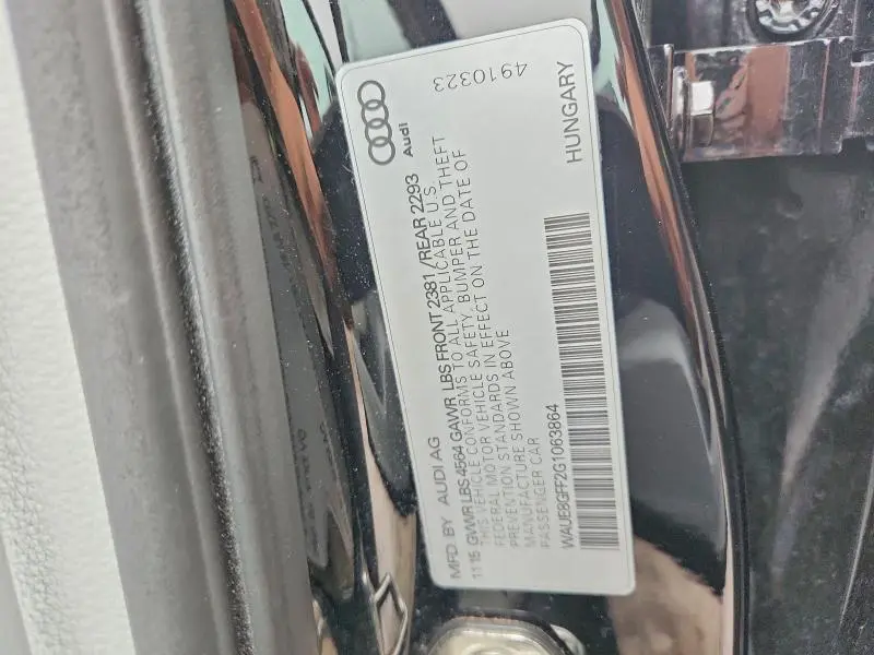2016 AUDI A3 PREMIUM PLUS  