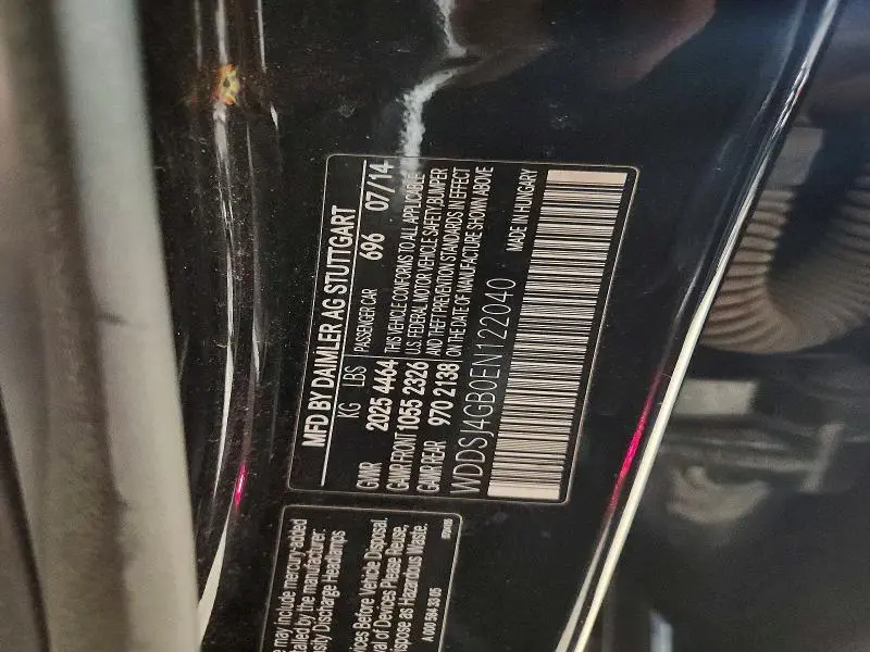 2014 MERCEDES-BENZ CLA 250 4MATIC  