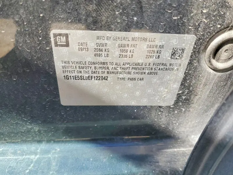 2014 CHEVROLET MALIBU 2LT  