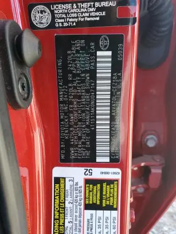 2022 TOYOTA CAMRY NIGHT SHADE  