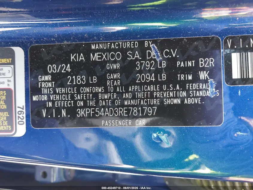 2024 KIA FORTE GT-LINE