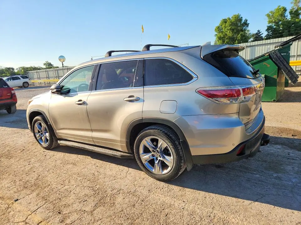 2015 TOYOTA HIGHLANDER LIMITED PLATINUM  