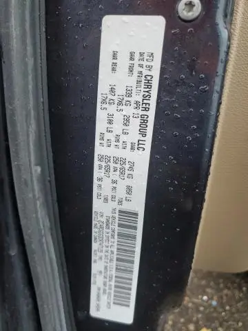 2013 DODGE GRAND CARAVAN CREW  