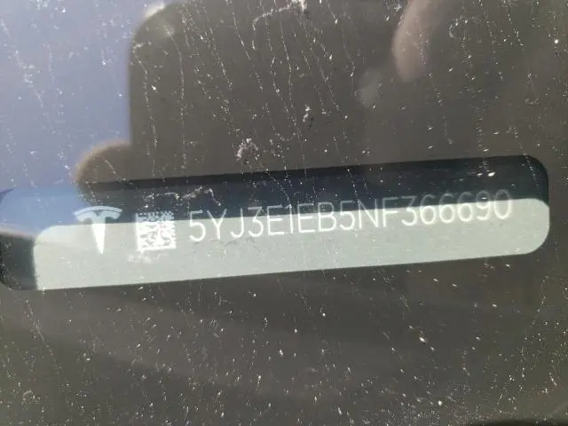 2022 TESLA MODEL 3   