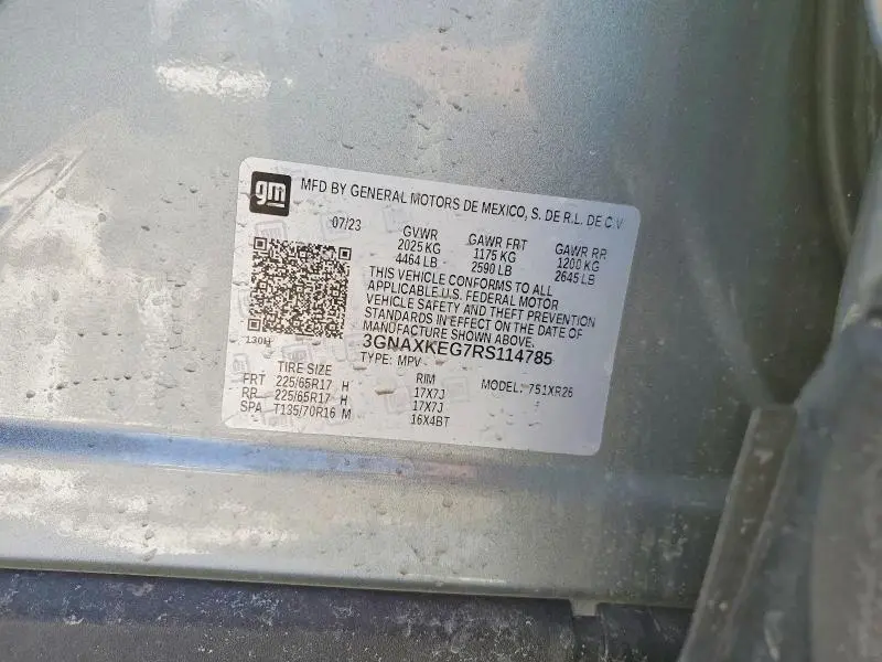 2024 CHEVROLET EQUINOX LT  