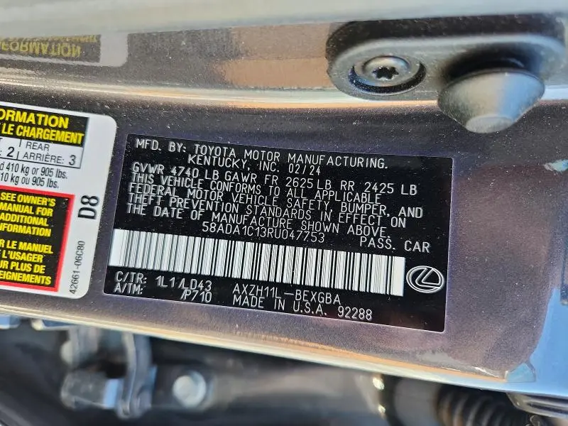 2024 LEXUS ES 300H BASE  