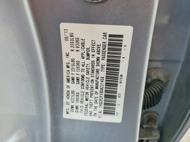 2013 HONDA ACCORD SPORT  