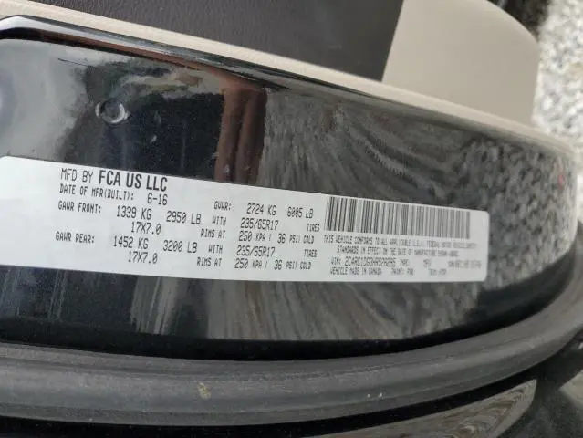 2017 CHRYSLER PACIFICA TOURING  