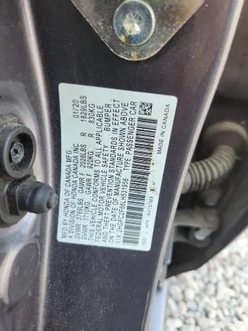 2020 HONDA CIVIC LX  