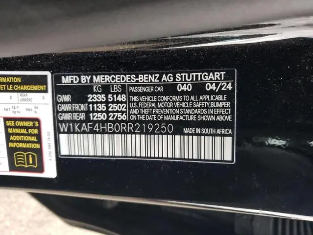 2024 MERCEDES-BENZ C 300 4MATIC  