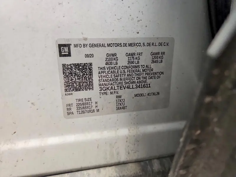 2020 GMC TERRAIN   