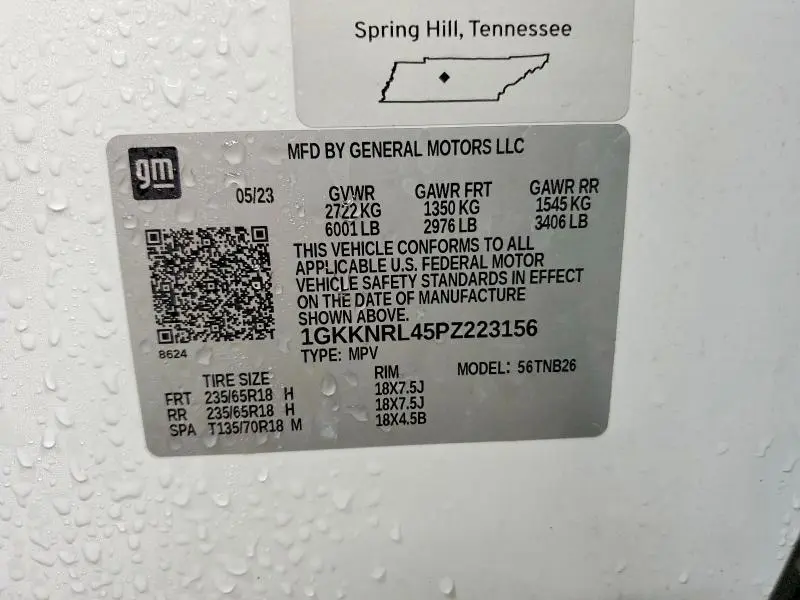 2023 GMC ACADIA SLE  