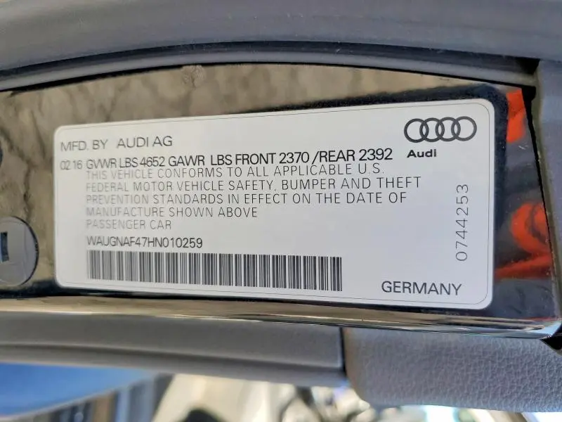 2017 AUDI A4 PREMIUM  