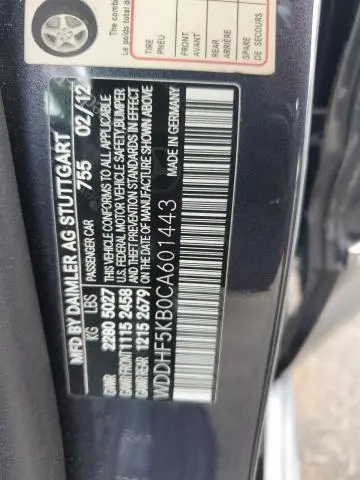 2012 MERCEDES-BENZ E 350  
