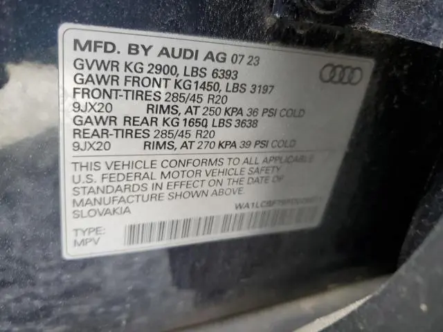 2023 AUDI Q7 PREMIUM PLUS