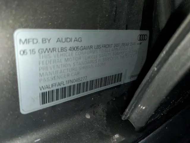 2015 AUDI A4 PREMIUM PLUS  