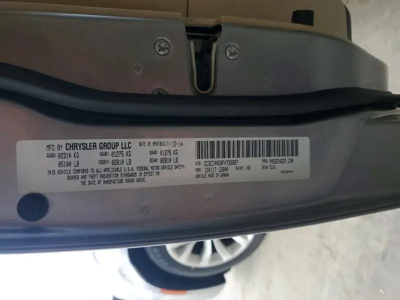 2015 CHRYSLER 300 LIMITED  