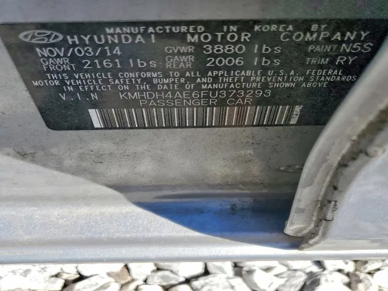 2015 HYUNDAI ELANTRA LIMITED  