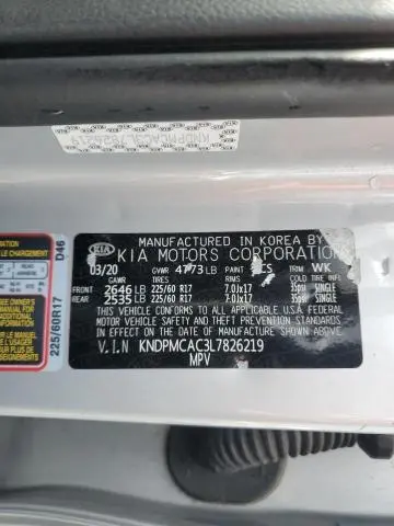 2020 KIA SPORTAGE LX  