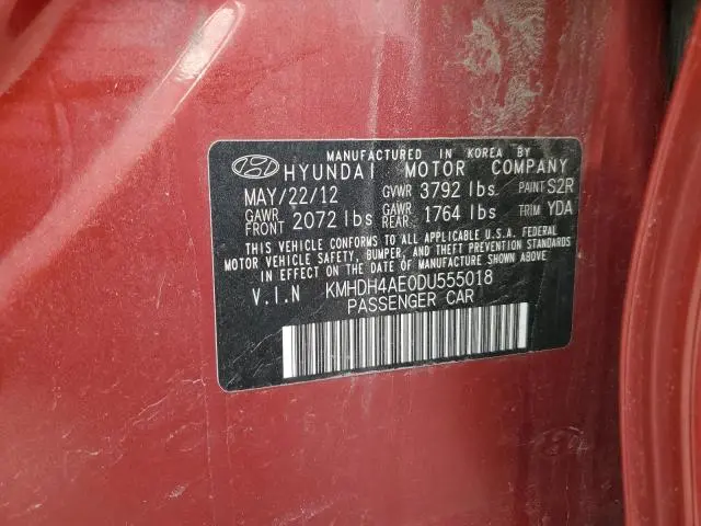 2013 HYUNDAI ELANTRA GLS