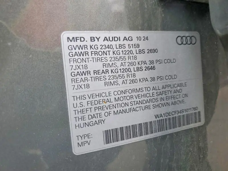 2025 AUDI Q3 PREMIUM S LINE 45  