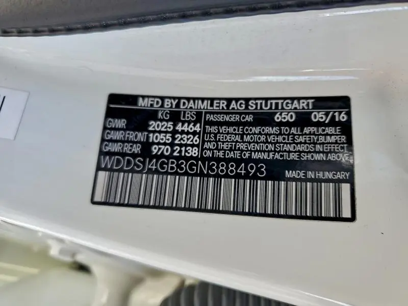 2016 MERCEDES-BENZ CLA 250 4MATIC  